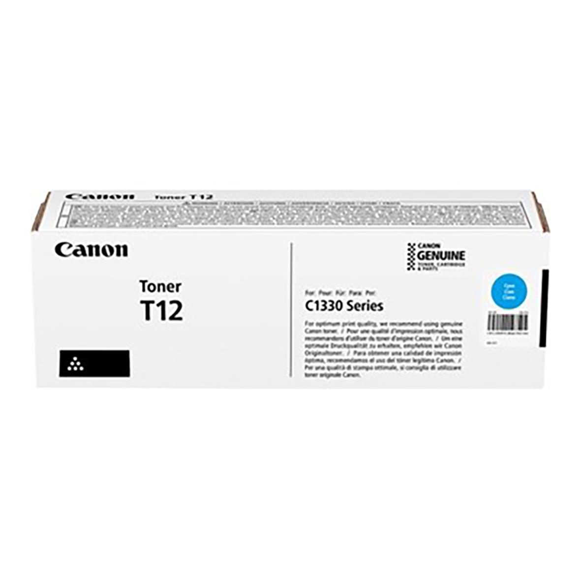 Cyan laser toner Canon T12C 5097C006 för C1330-serien