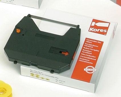 Svart kompatibel färgband för skrivare, modell 153C, i originalförpackning