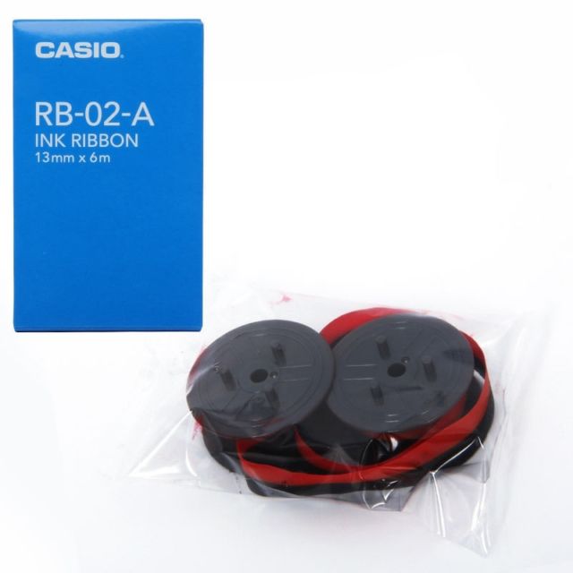 Färgband Casio RB-02 svart/röd 28010068