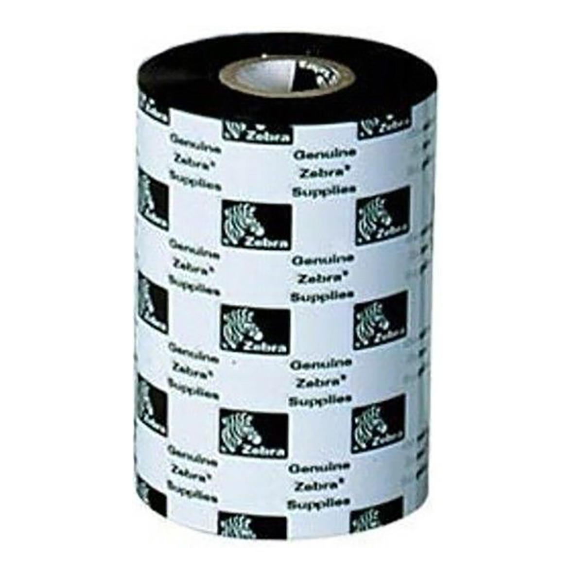 Svart färgband Zebra 2300 110mm x 74m, rullformat