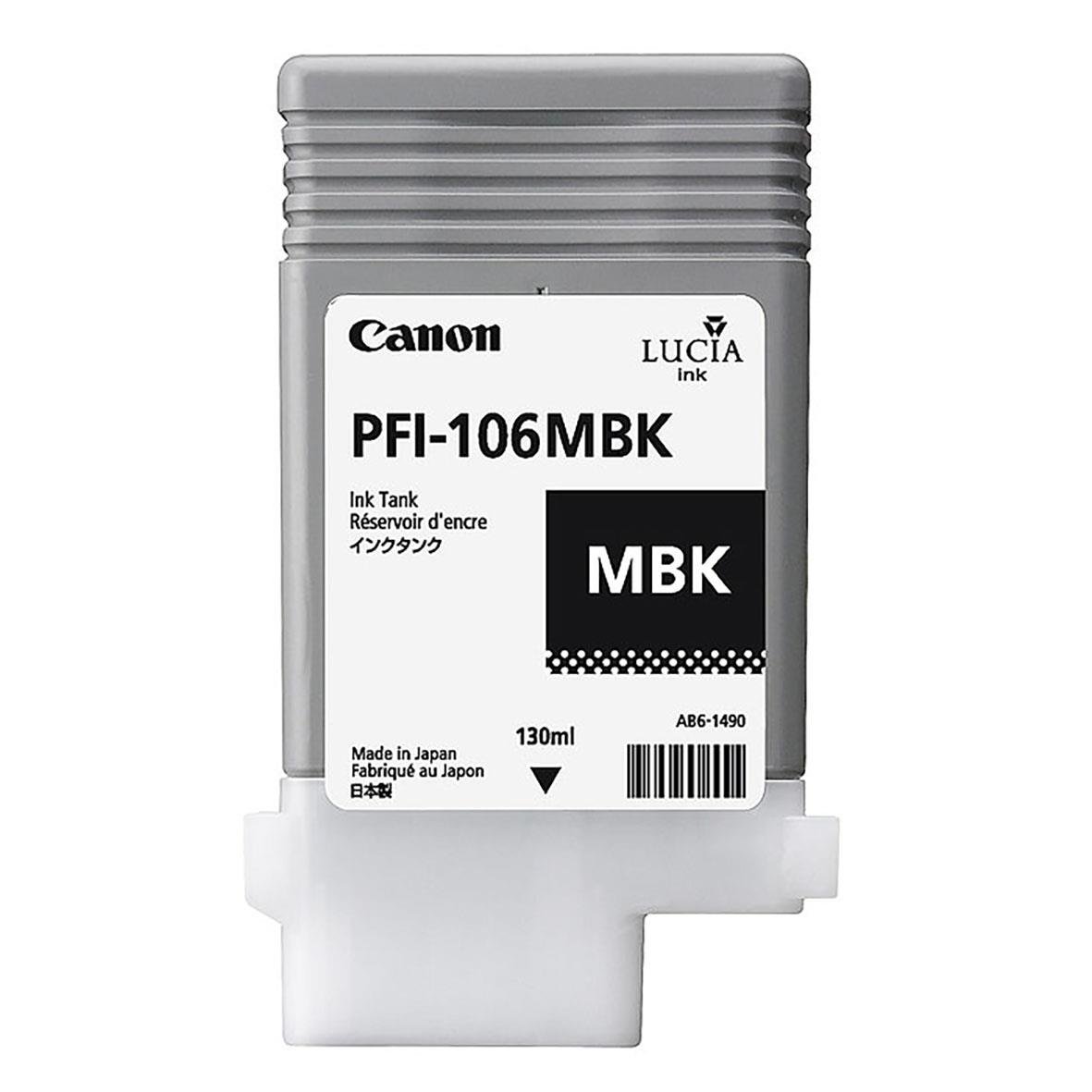 Canon Pfi-106Mbk matt svart bläckpatron för skrivare