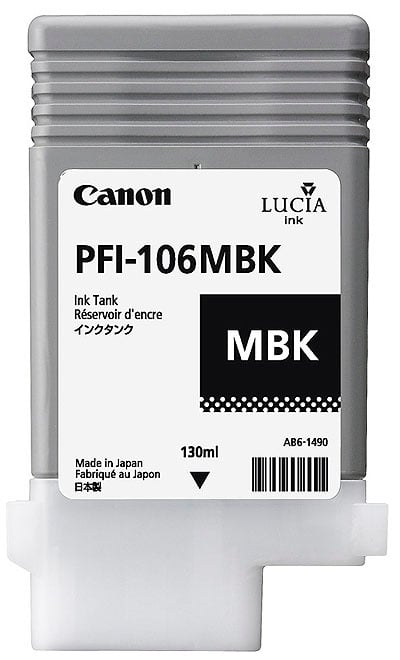 Canon Pfi-106Mbk matt svart bläckpatron för skrivare