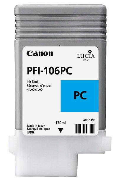Bläckpatron Canon Pfi-106Pc Cyan för skrivare