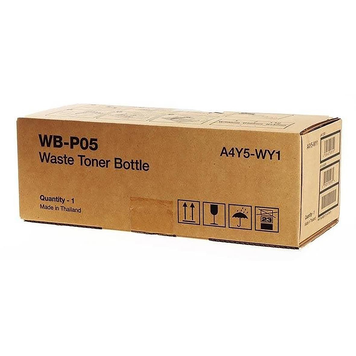 Förbrukad tonerkassett för avfallstoner till Konica Minolta WB-P05 i kartong