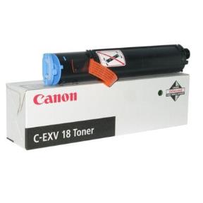 Svart lasertoner Canon C-Exv18 0386B002 i förpackning