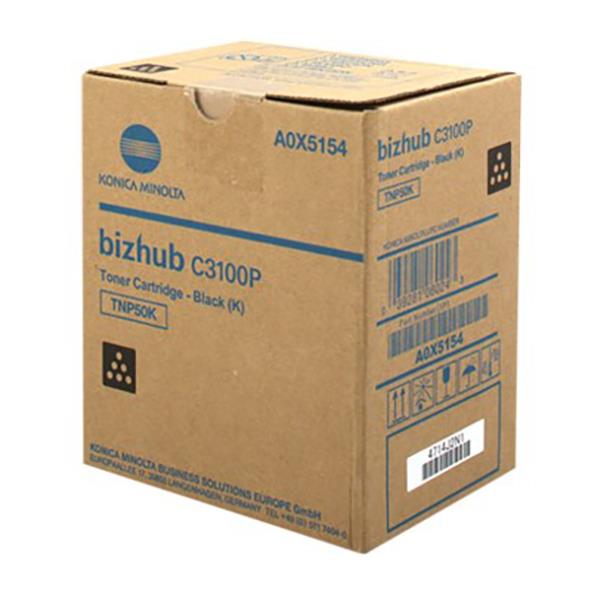 Toner Konica/Minolta Bizhub C3100P svart 5000 sidor