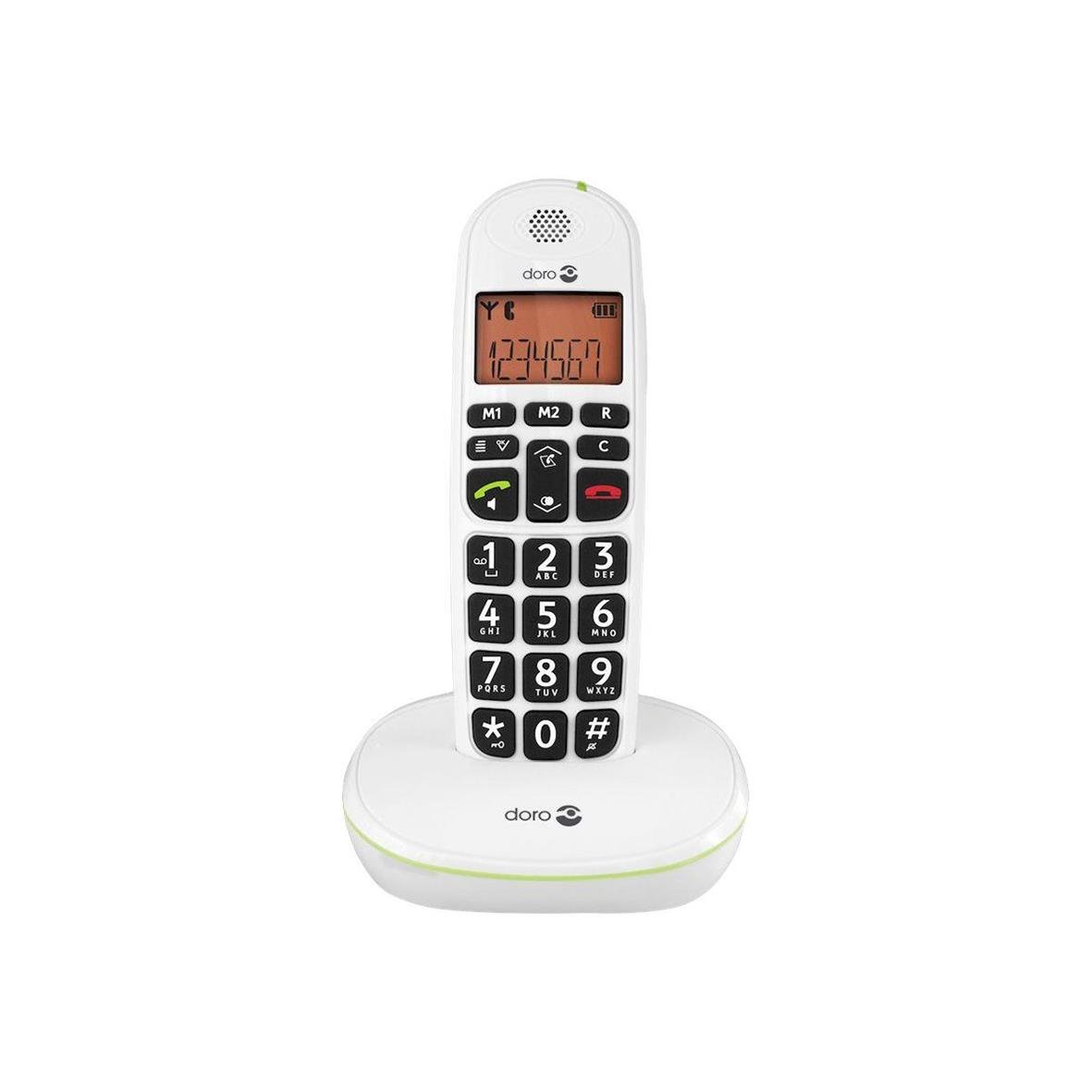 Trådlös Telefon Doro PhoneEasy 100w Vit 34014016_1