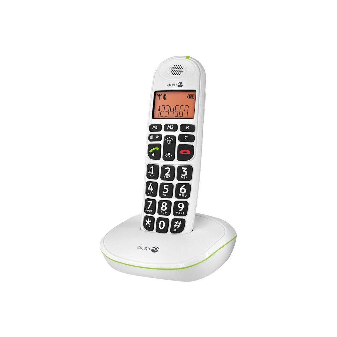 Trådlös Telefon Doro PhoneEasy 100w Vit 34014016_2