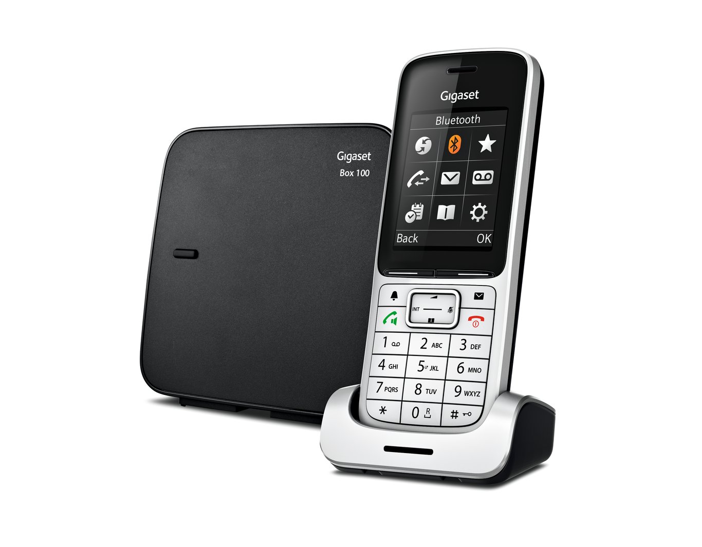 Telefon Siemens Gigaset SL450 silver/svart 34014020