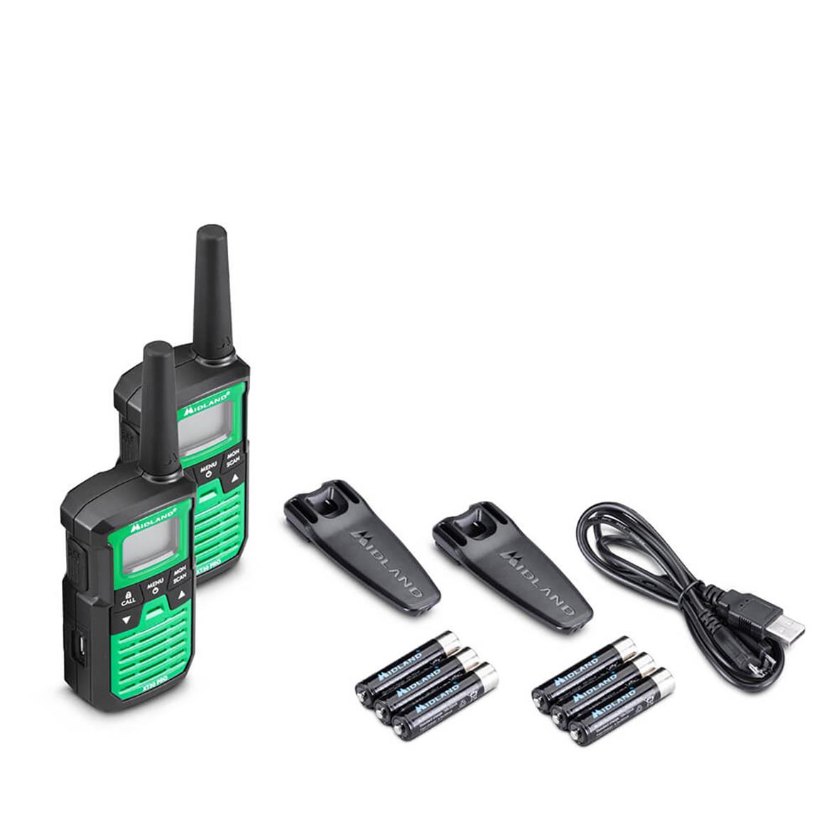 Walkie Talkie Midland XT30 Pro Svart/Grön 34014027_3