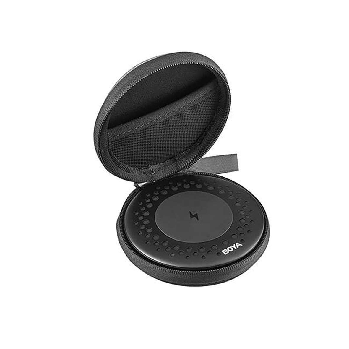 Konferensmikrofon Boya Nobby i svart fodral