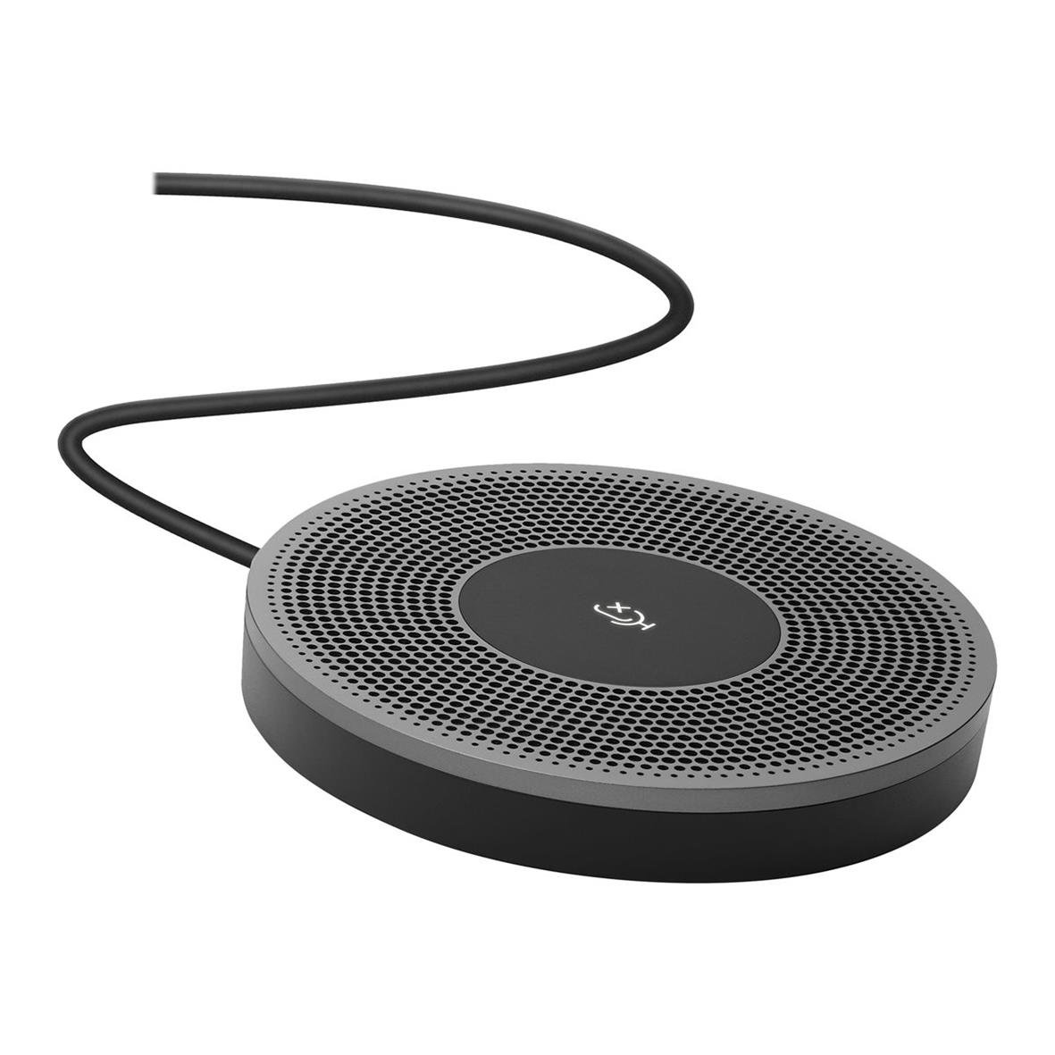 Tilläggsmikrofon för Logitech MeetUp konferenssystem med kabel och rund mikrofonenhet