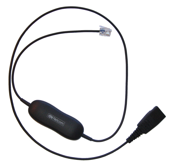Headsetsladd Jabra GN1200 Smartcord rak 0,8m 34040186
