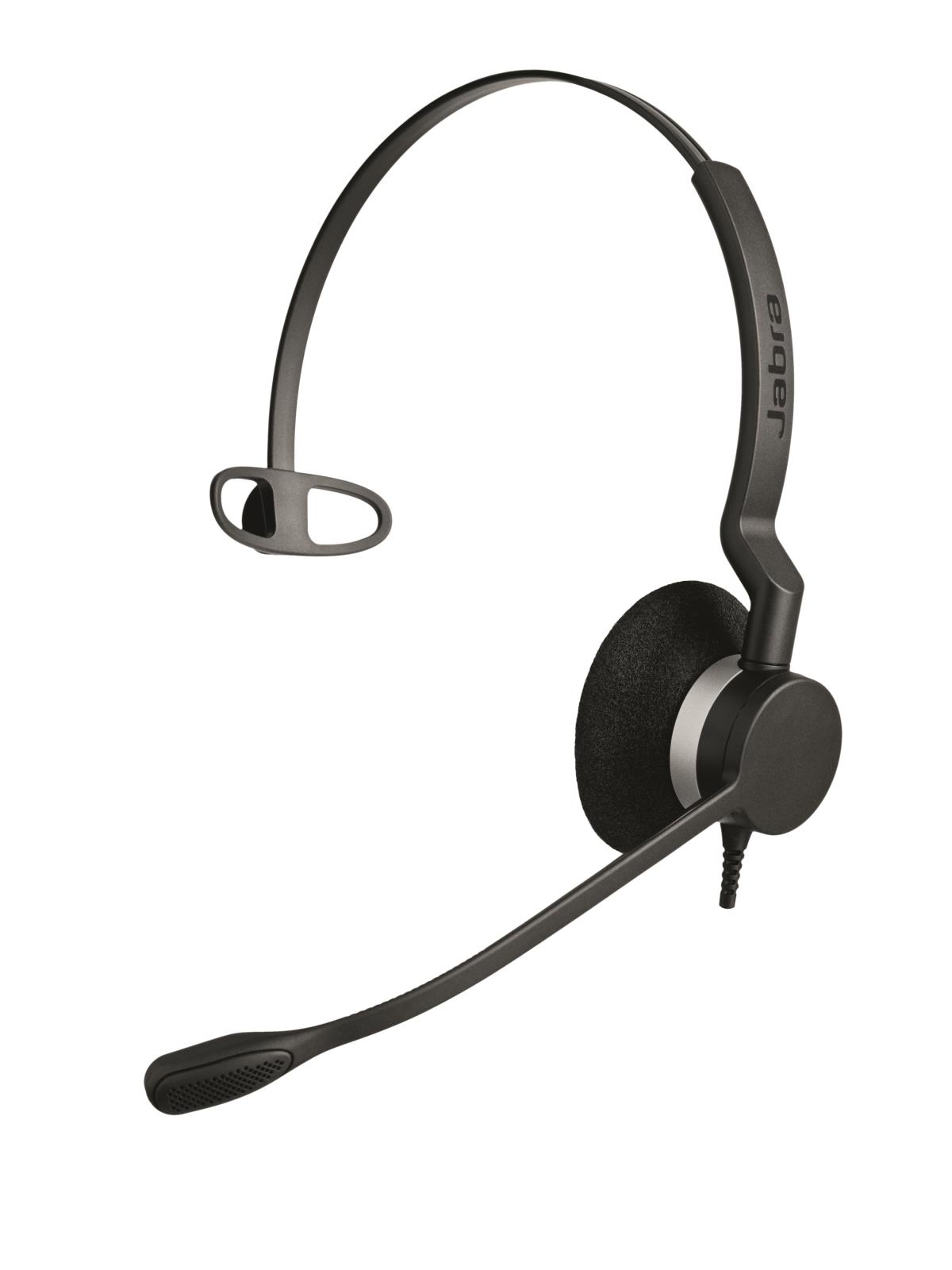 Jabra BIZ 2300 headset med mikrofon och öronkudde i svart