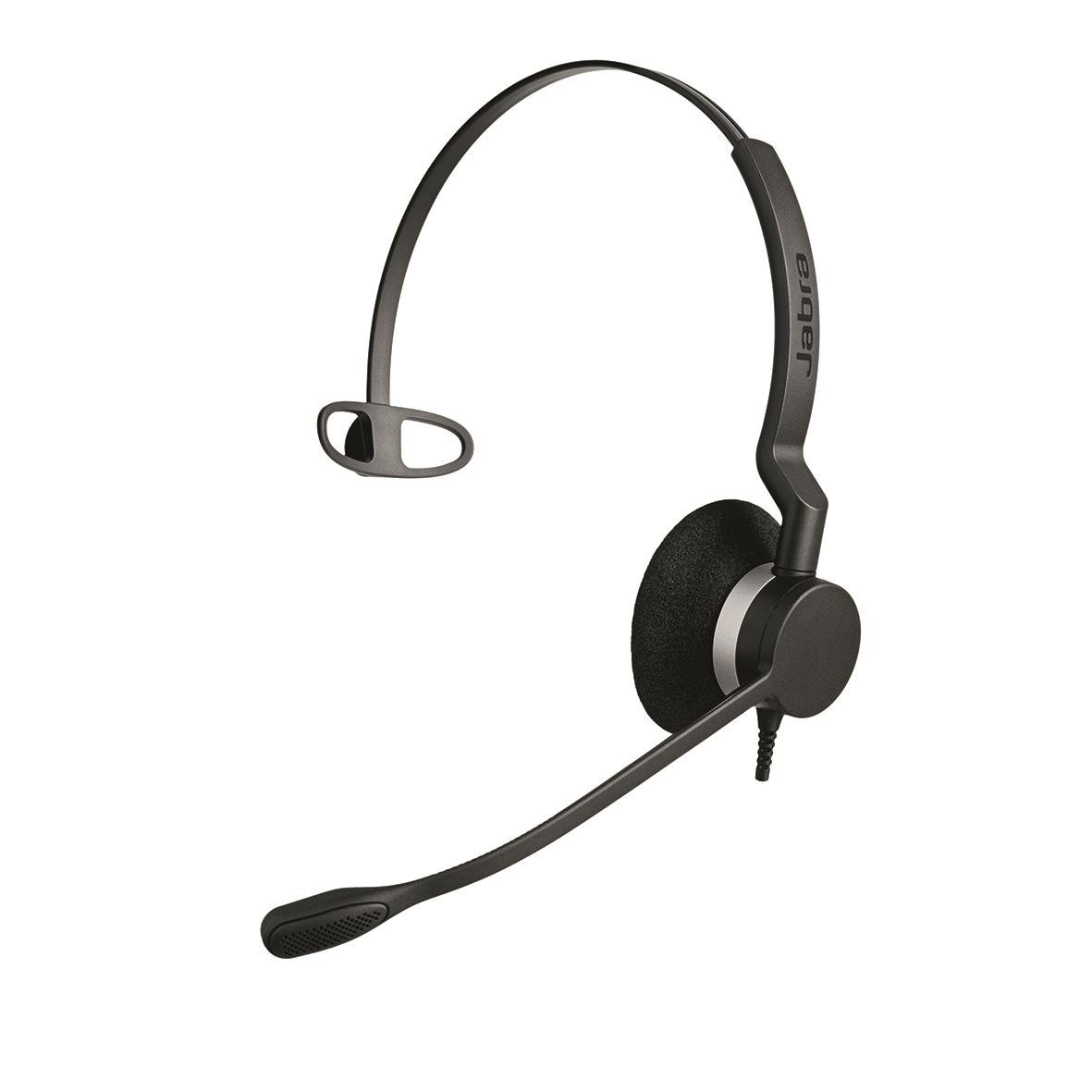 Jabra BIZ 2300 headset med mikrofon och öronkudde i svart
