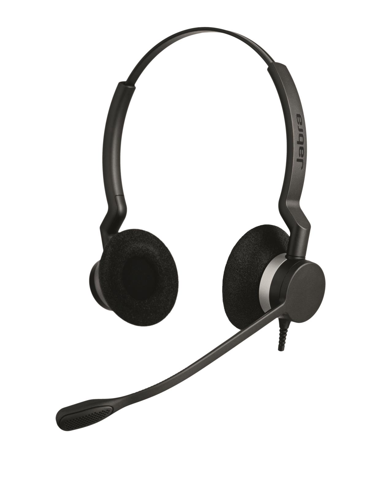 Jabra BIZ 2300 Duo NC headset med mikrofon och vadderade öronkuddar