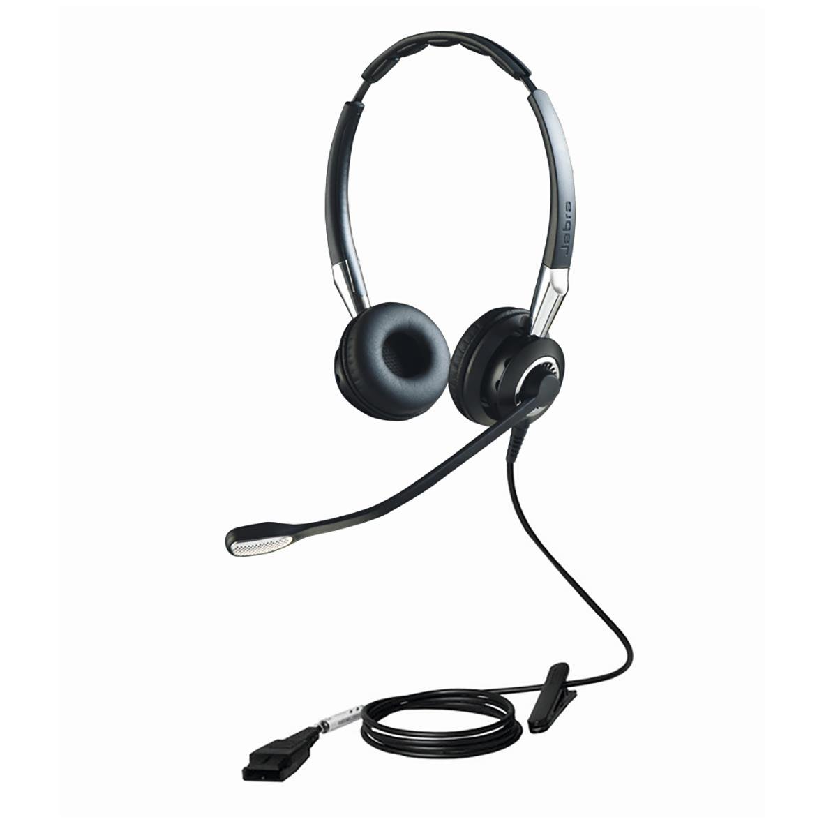 Jabra Biz 2400 II Duo headset med mikrofon och kabel
