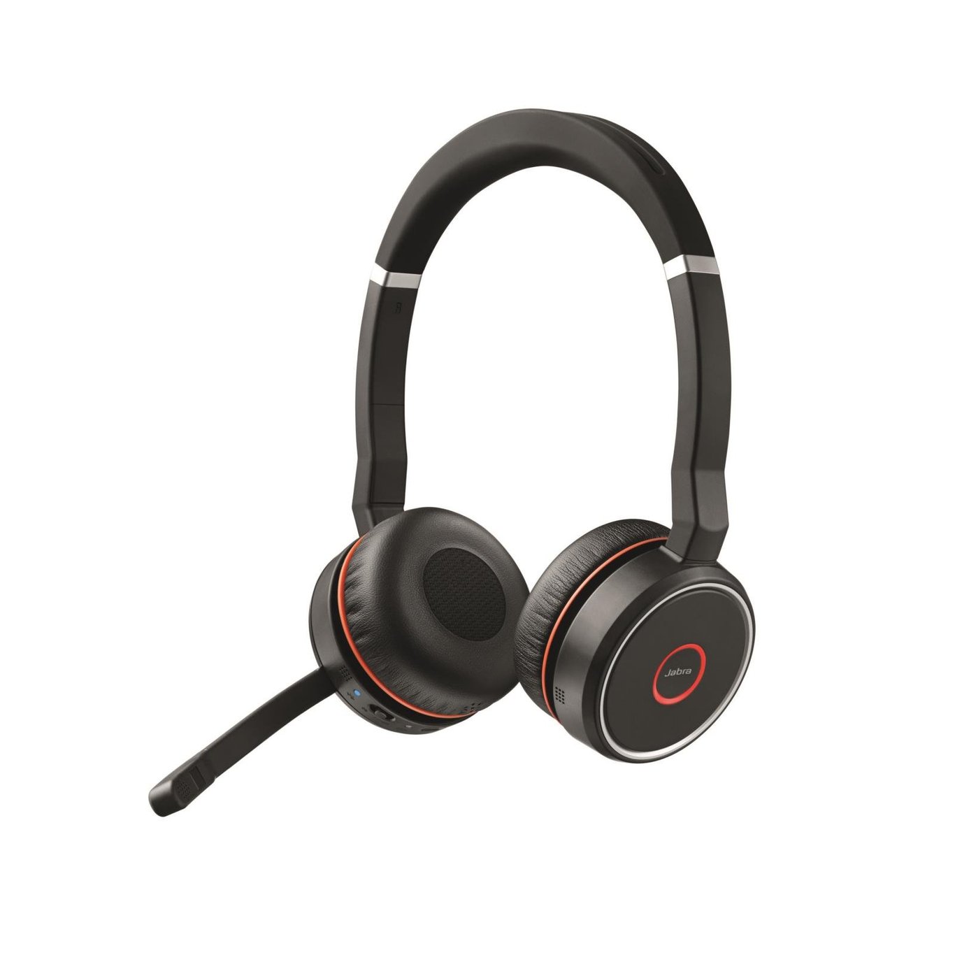 Jabra Evolve 75 SE UC stereo Bluetooth headset med mikrofon och justerbar huvudband