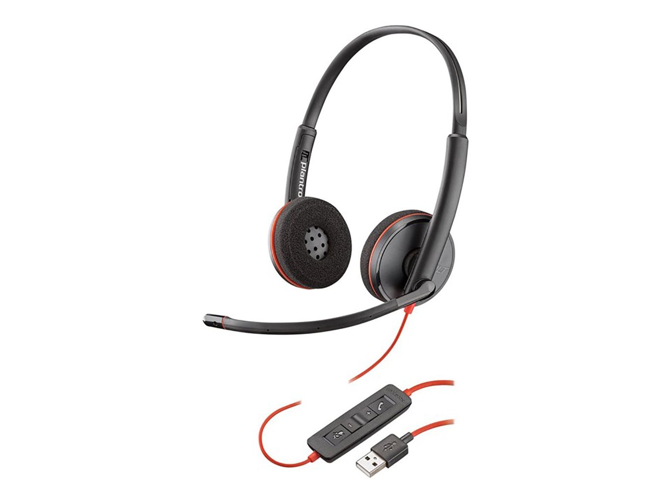 Headset Plantronics C3220 Stereo USB UC 34044300