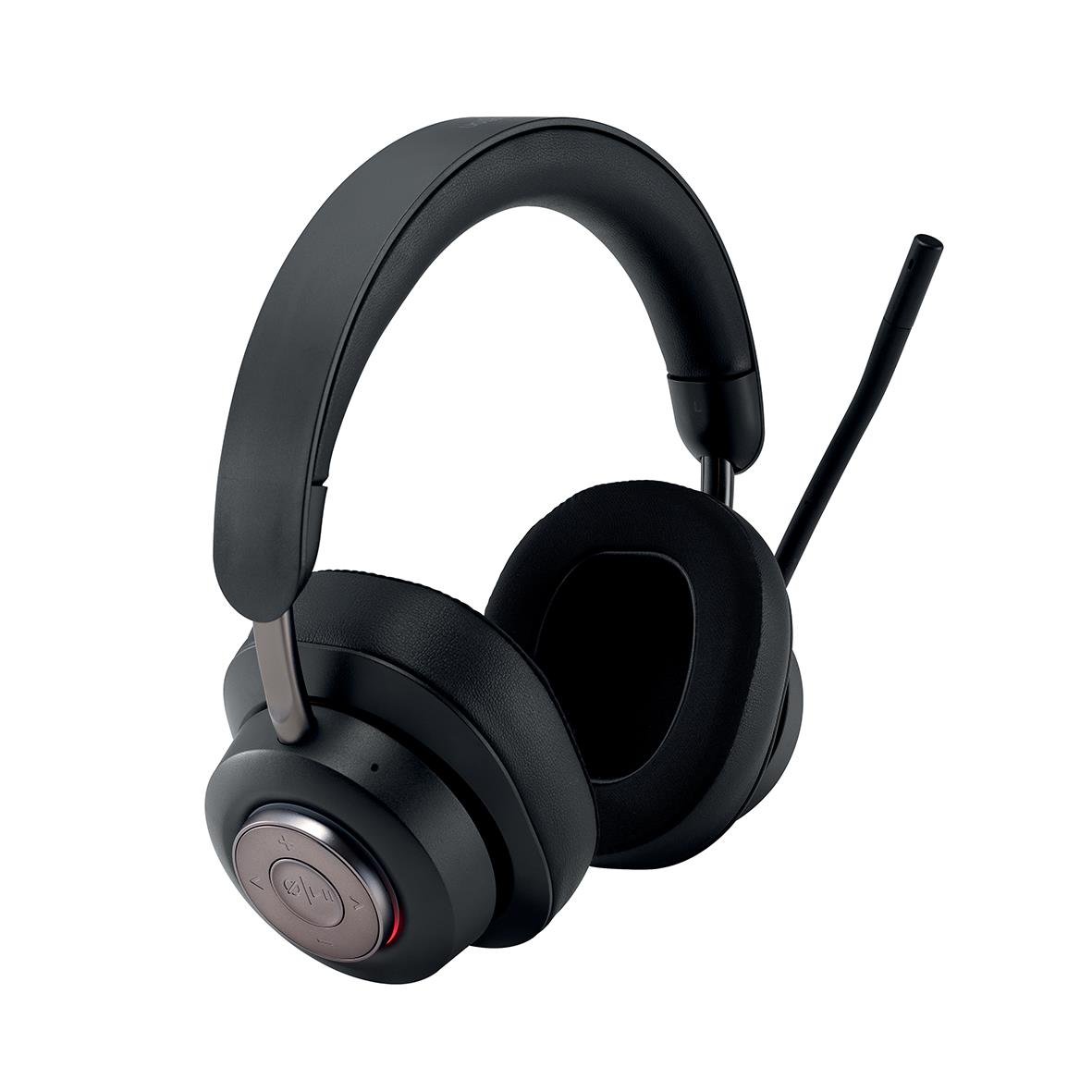 Kensington H300 Bluetooth over-ear headset i svart med mikrofon och justerbar huvudband