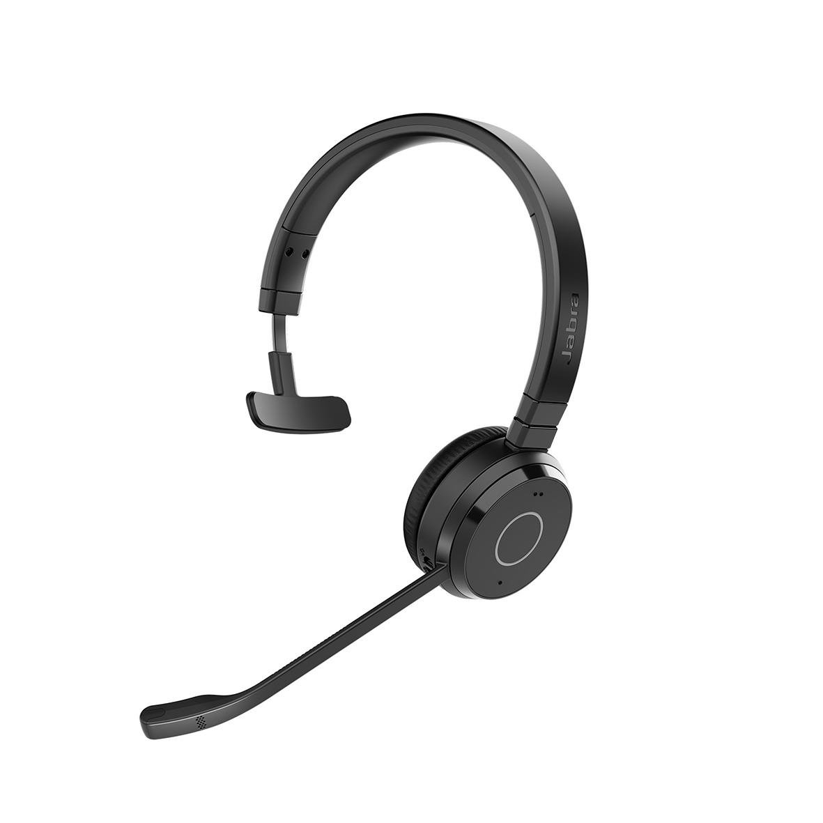 Jabra Evolve 65 TE Bluetooth och USB-A mono headset med mikrofon