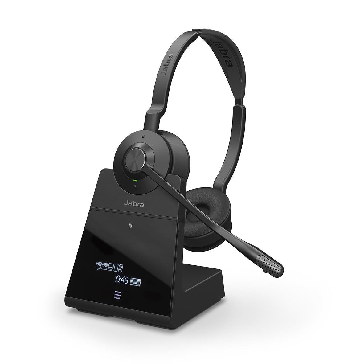Jabra Engage 75 SE stereo Bluetooth headset med mikrofon och laddstation