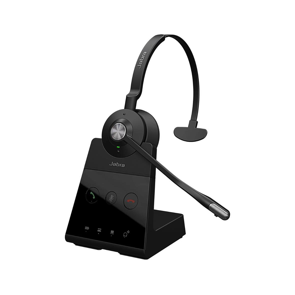 Jabra Engage 65 SE-mono Bluetooth headset med mikrofon och laddningsstation