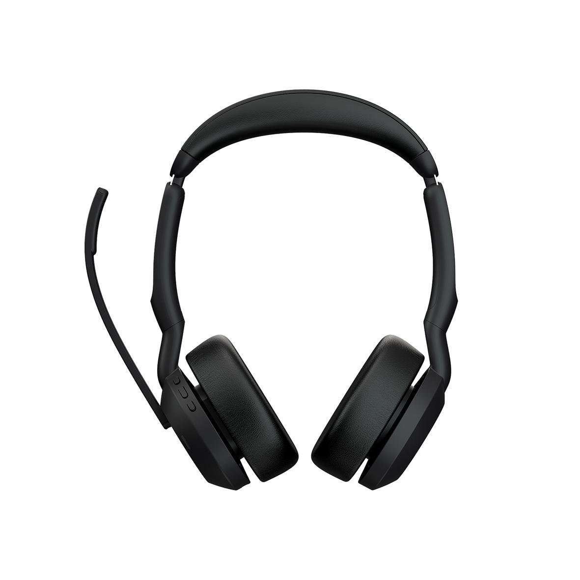 Jabra Evolve2 55 headset med stereo Bluetooth och mikrofon
