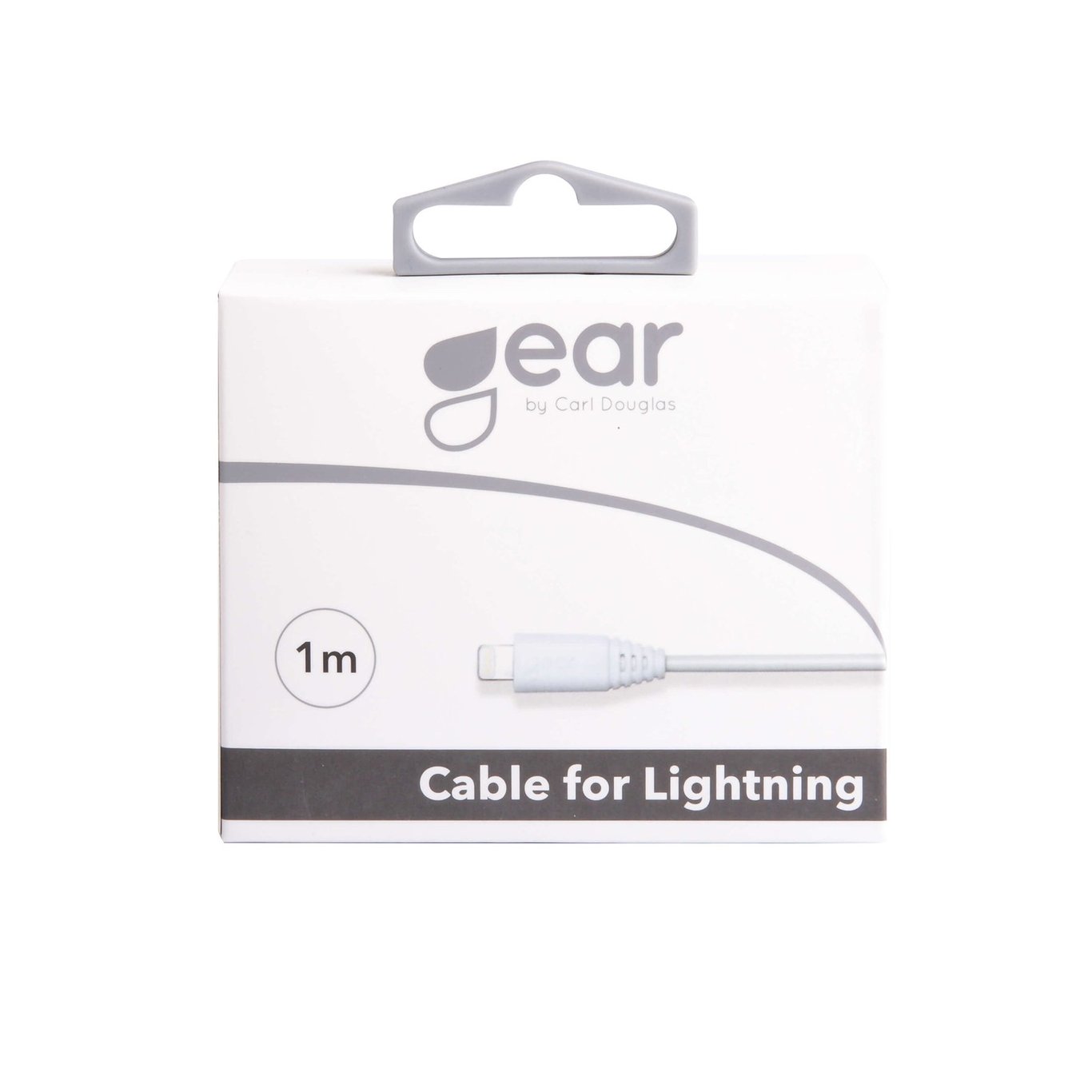 Laddkabel Gear USB-A till Lightning Vit 1m 34050499_1