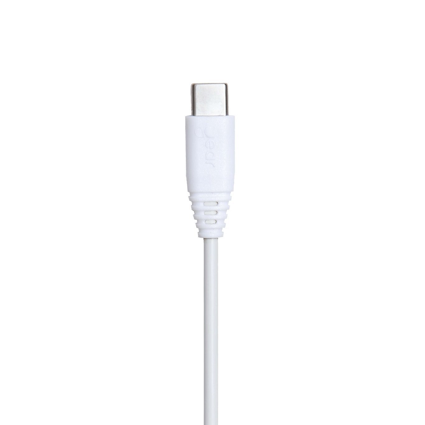 Laddkabel Gear USB-A till USB-C 2.0 Vit