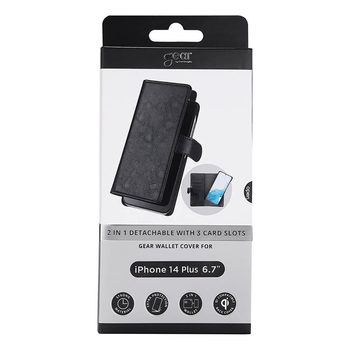 Mobilfodral Gear iPhone 14 Pro 2in1 Magnet Svart 34050860_5