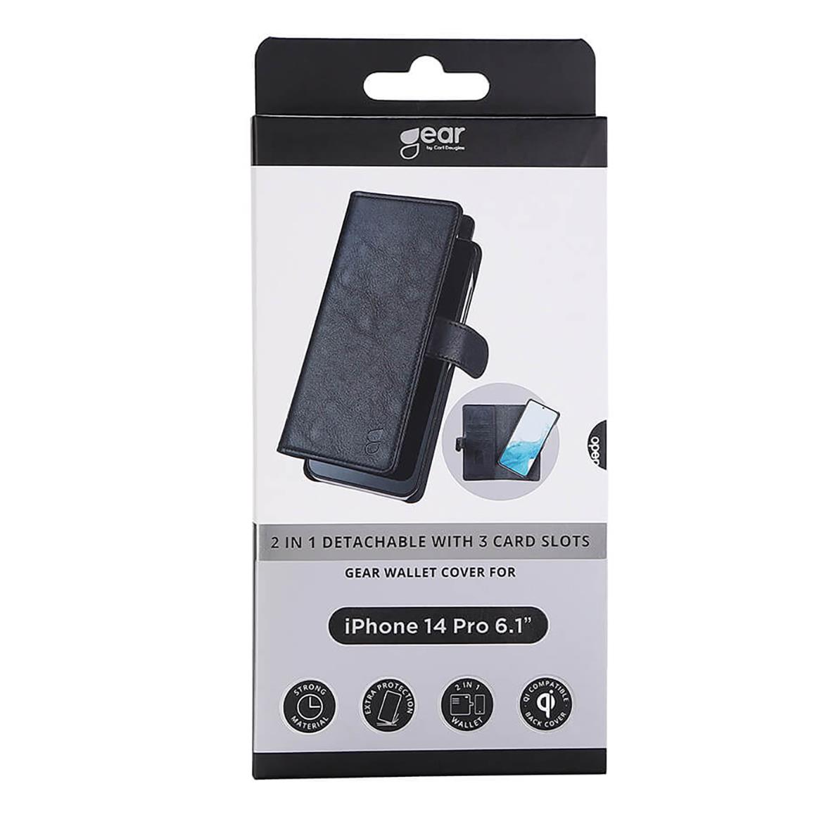 Mobilfodral Gear iPhone 14 Max 2in1 Magnet Svart 34050861_5