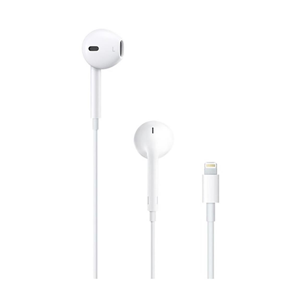Vit Apple EarPods med Lightning-anslutning och in-ear design