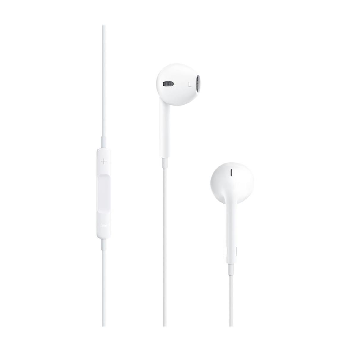 Vit Apple EarPods med Lightning-anslutning och in-line kontroll