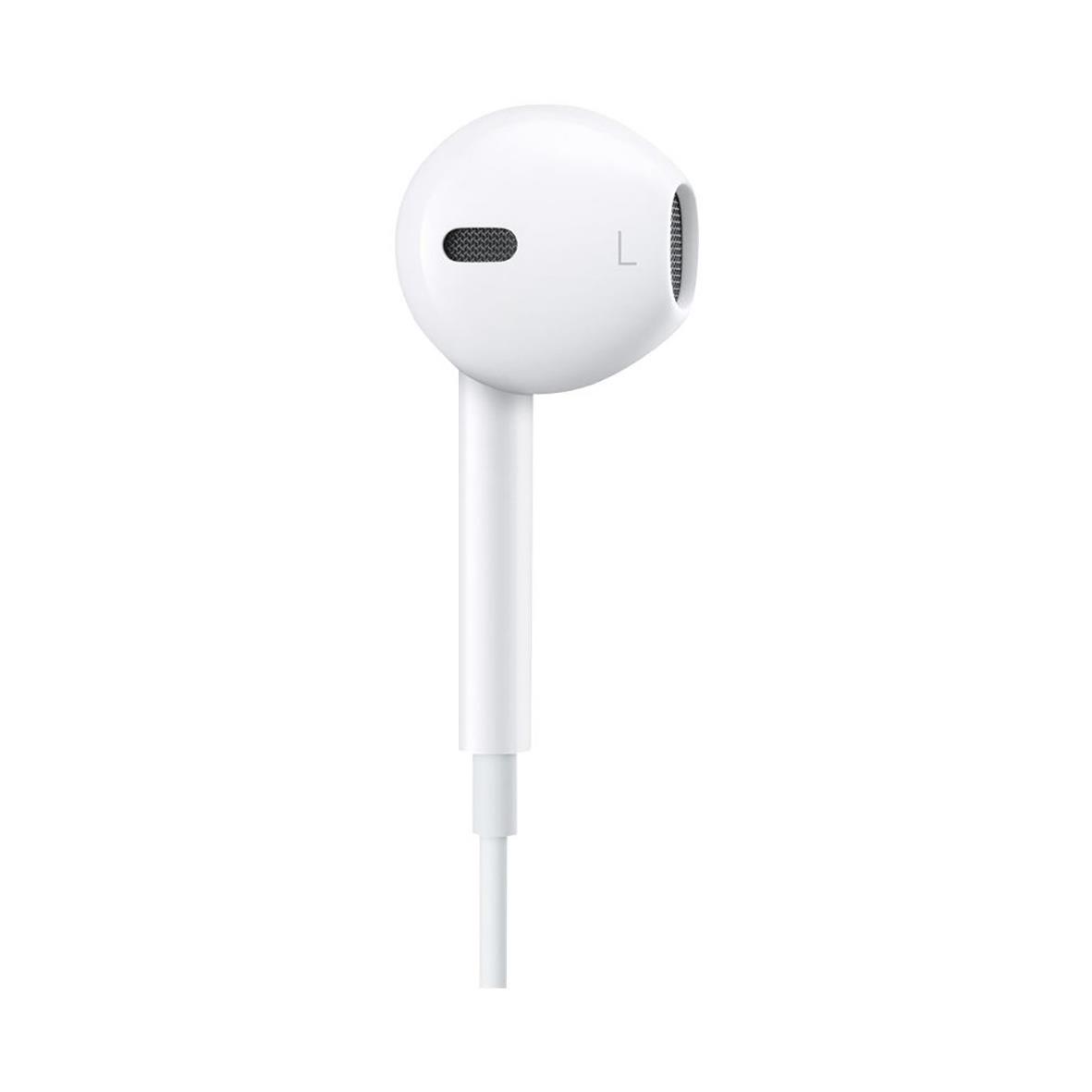 Vit Apple EarPods-hörlurar med Lightning-anslutning