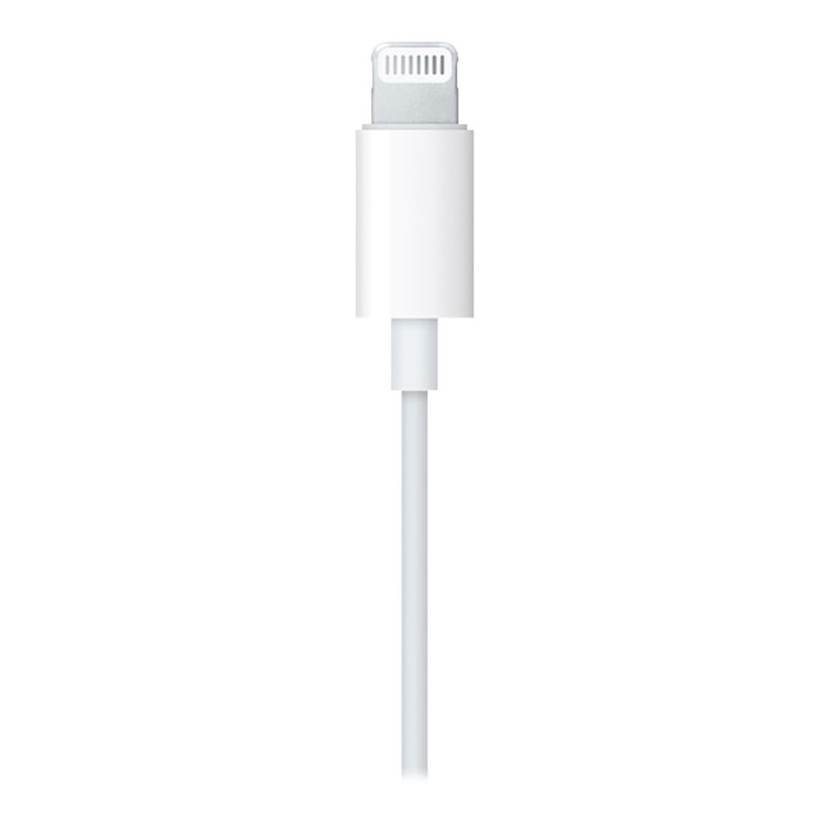 Vit Apple EarPods-hörlurar med Lightning-anslutning