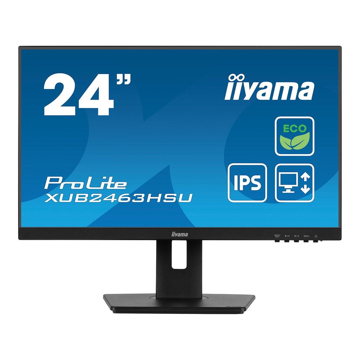 Iiyama XUB2463HSU-B1 24-tums Full HD skärm med 100 Hz och energieffektivitetsmärke