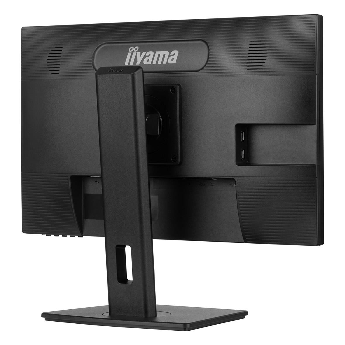 Iiyama XUB2463HSU-B1 24-tums full HD skärm med 100 Hz uppdateringsfrekvens sett bakifrån