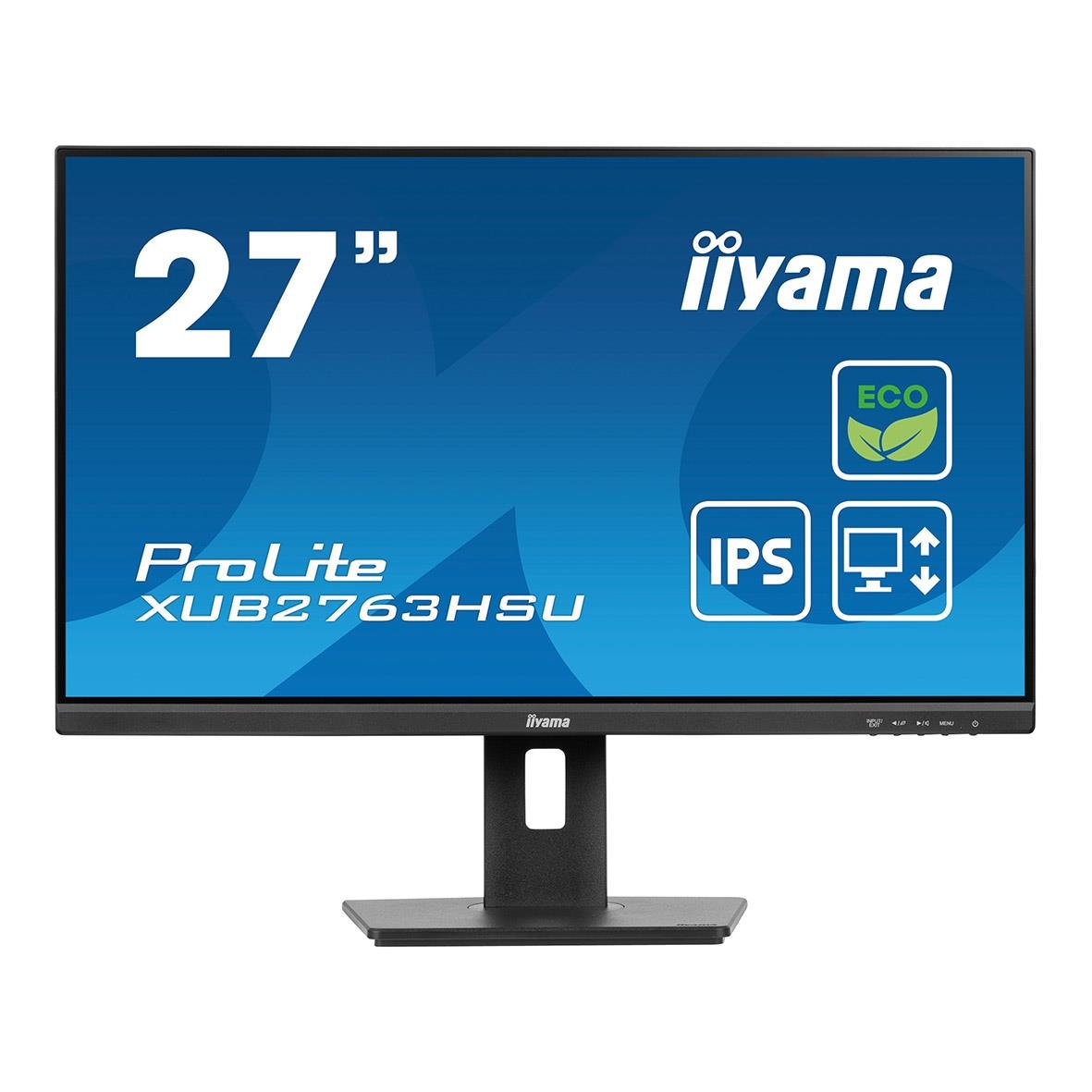 Iiyama XUB2763HSU-B1 27-tums Full HD skärm med IPS-panel och energisparfunktion