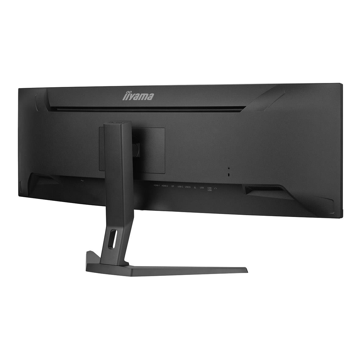 Iiyama XCB4594DQSN-B1 45-tums skärm med 165 Hz uppdateringsfrekvens sett bakifrån