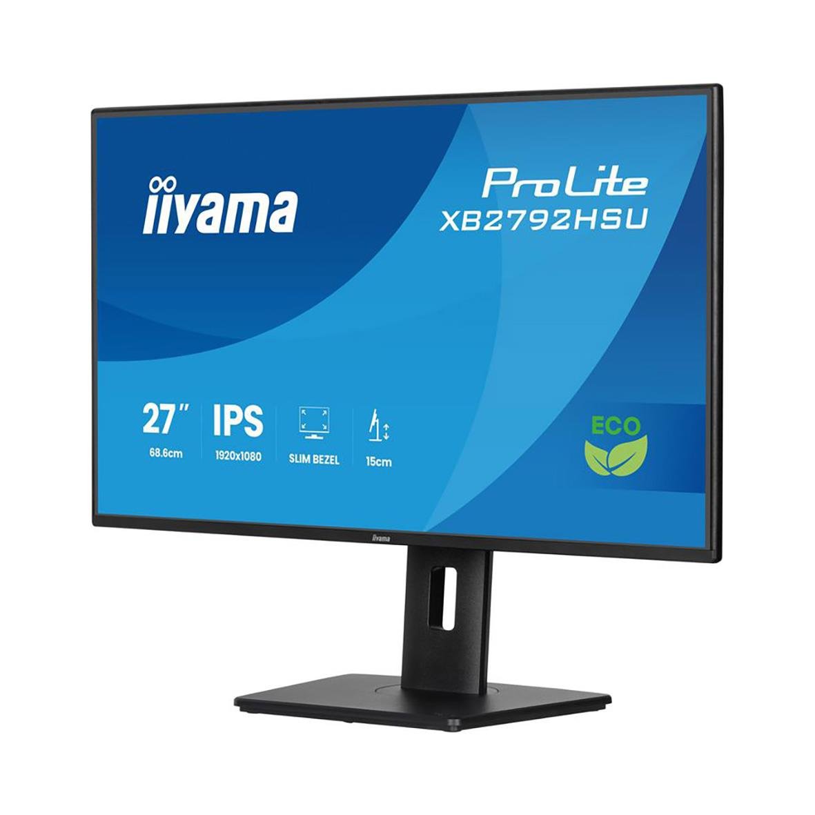 Iiyama XB2792HSU-B1 27-tums Full HD IPS-skärm med justerbar fot och energisparfunktion