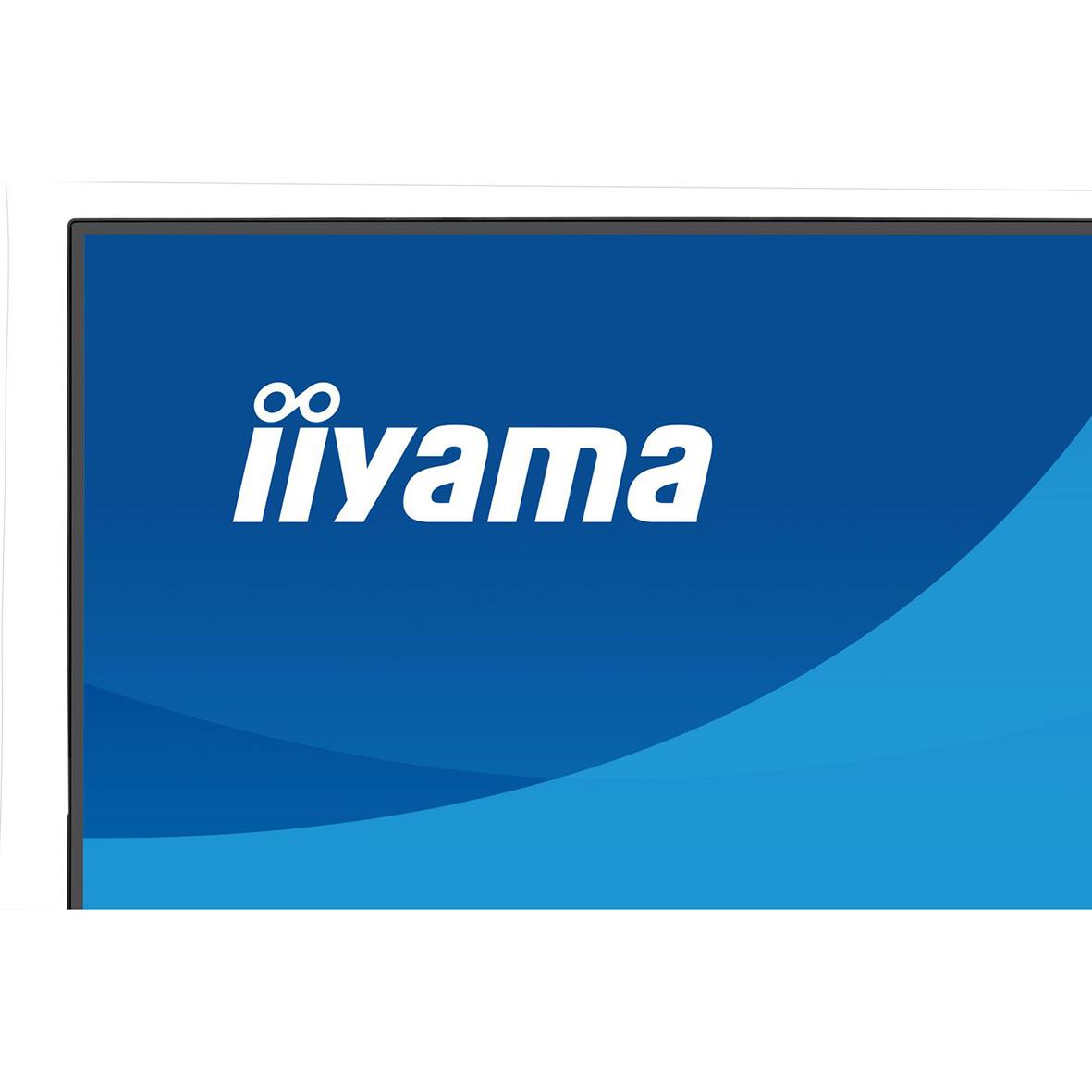 Iiyama 27-tums Quad HD bildskärm med blå och vit design