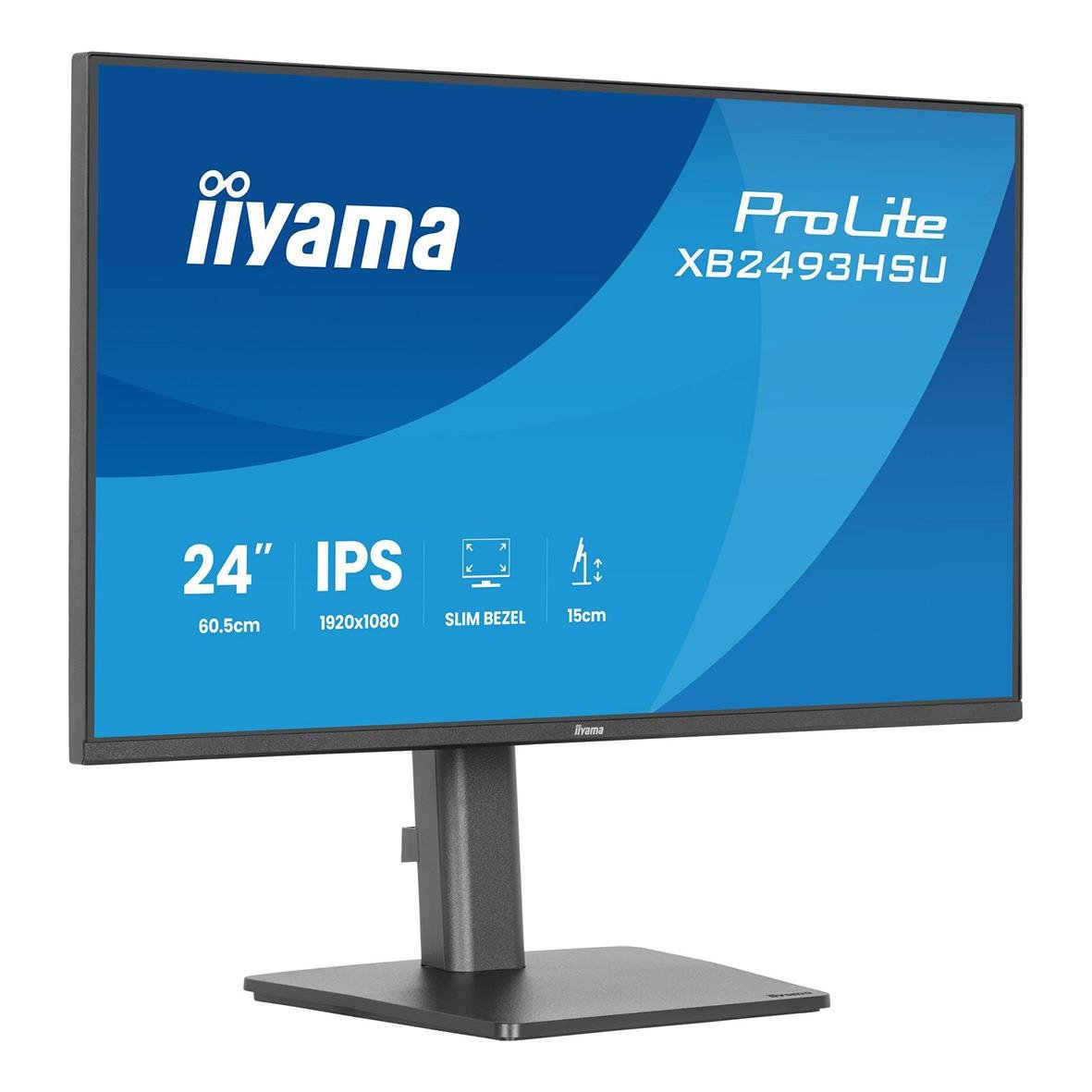 Iiyama Full HD 24-tums skärm med IPS-panel och slimmad ram