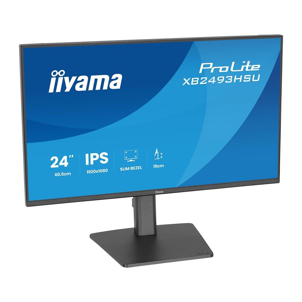 Iiyama 24-tums Full HD IPS-skärm med slimmad design och justerbar höjd
