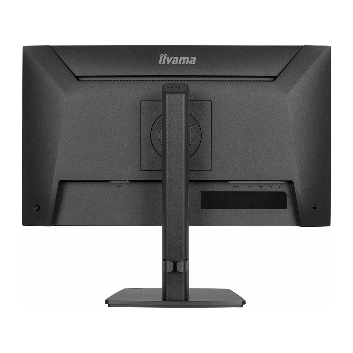 Iiyama 24-tums Full HD bildskärm sett bakifrån med stativ