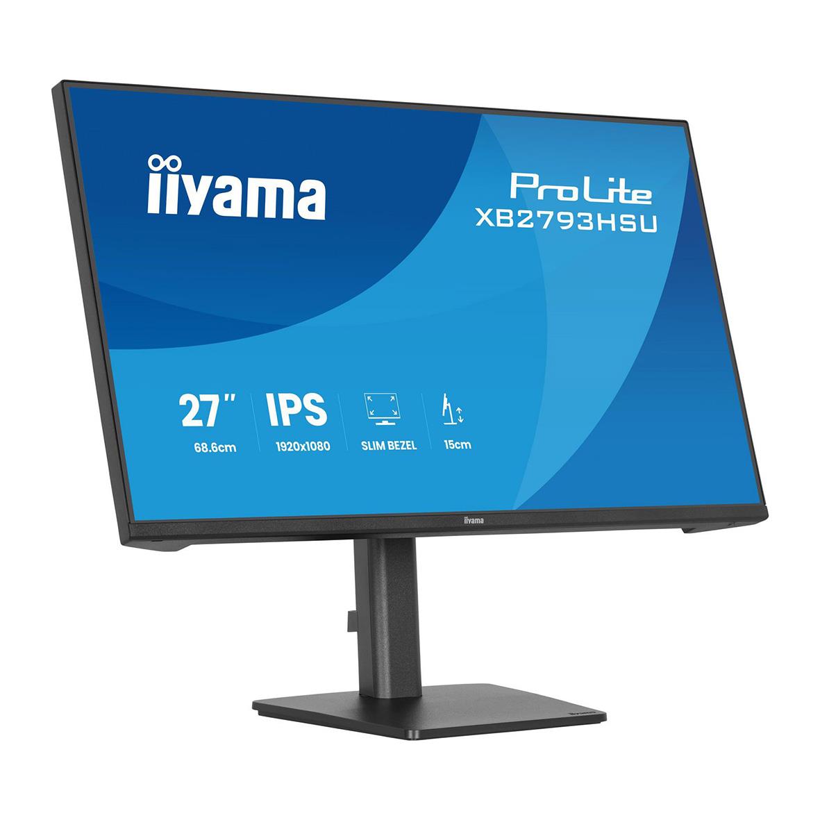 Iiyama 27-tums Full HD IPS-skärm på stativ