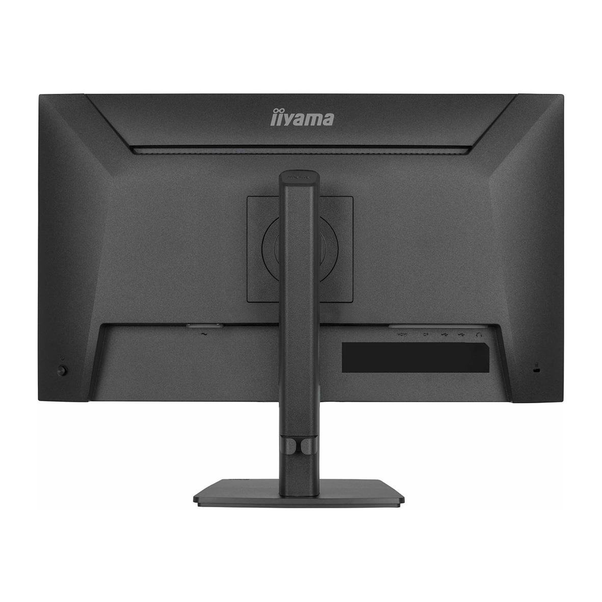 Iiyama 27-tums Full HD bildskärm sedd bakifrån med stativ