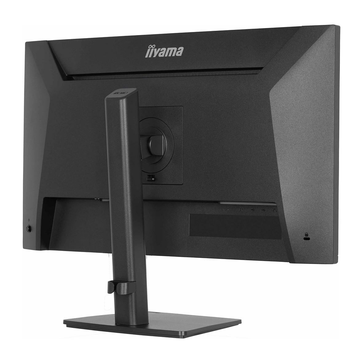 iiyama 27-tums Full HD bildskärm sett bakifrån med justerbar fot