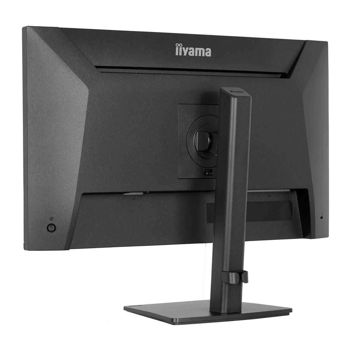 Iiyama 27-tums Full HD bildskärm sedd bakifrån med justerbar fot