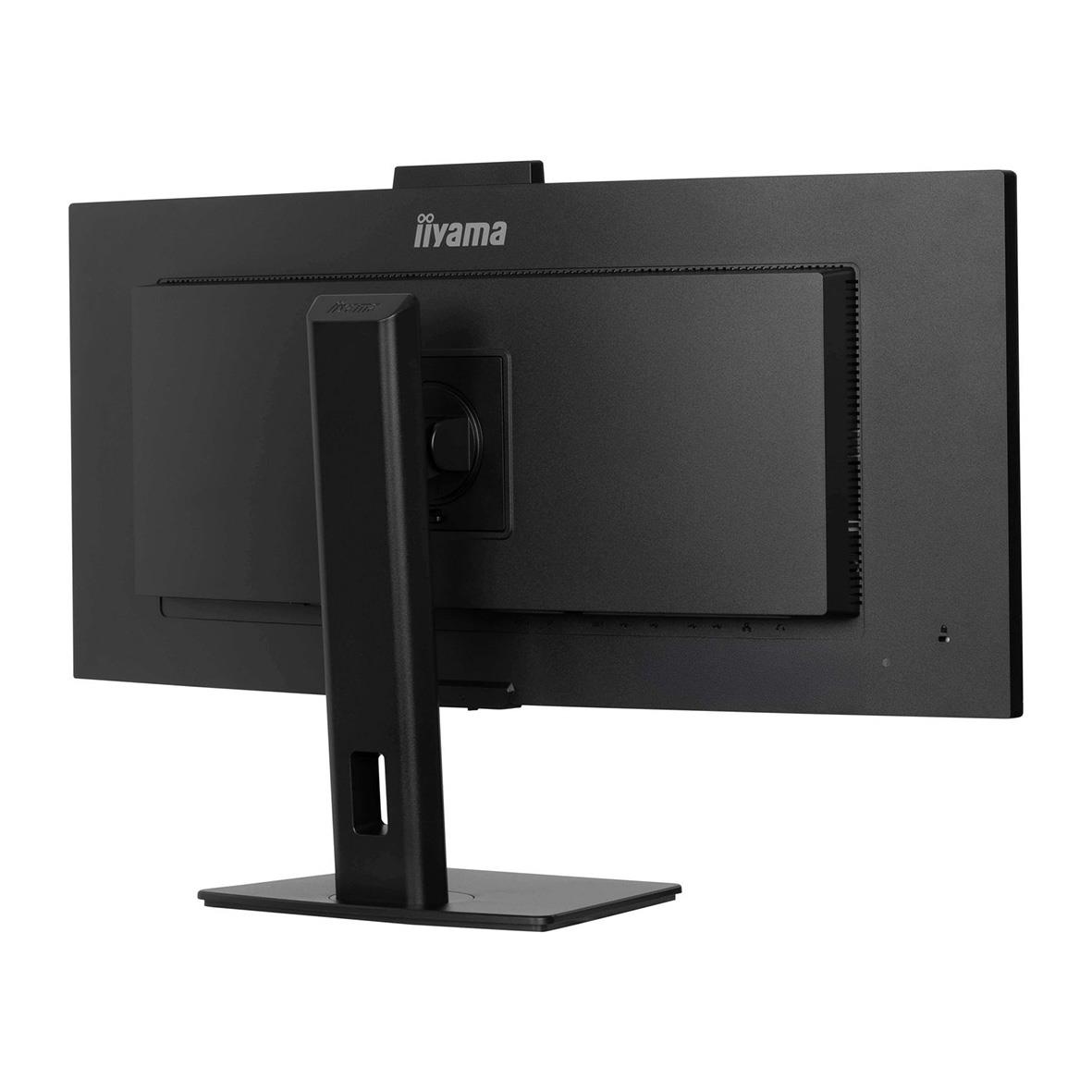 Iiyama Curved UltraWide Quad HD 34-tums skärm sett bakifrån